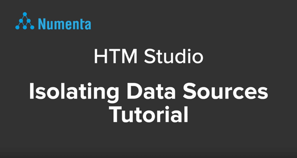 Numenta | Isolating Data Sources